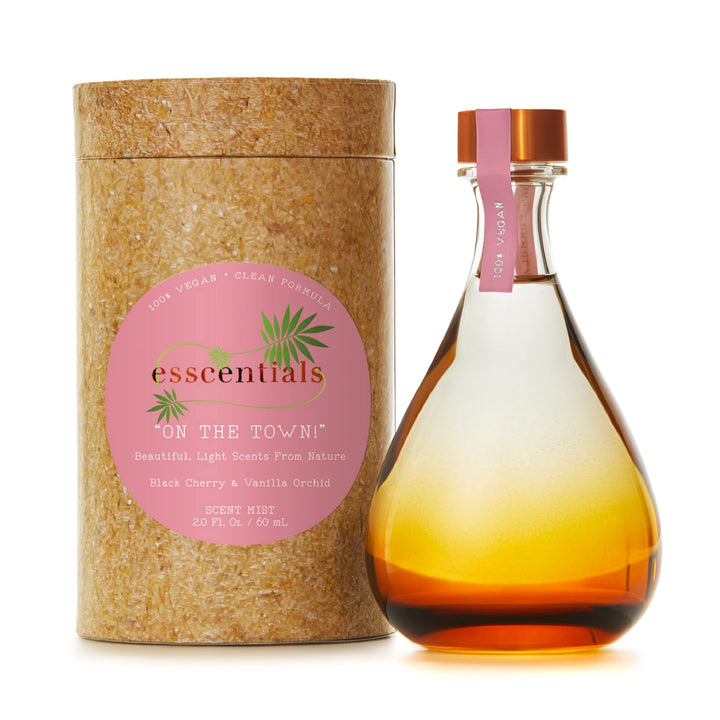ESSCENTIALS On The Town! Fragrance Mist | Light, Buildable, Spray Fragrance Featuring Subtle Notes Of Black Cherry & Vanilla Orchid, 2.0 oz / 60mL