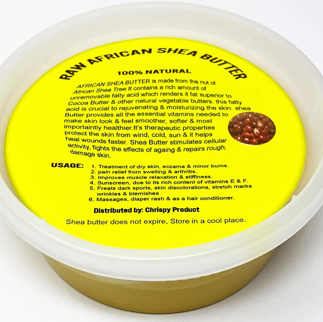 Raw Unrefined African Shea Butter Selections (8 Oz, 16 Oz, 32 Oz)- Grade AAA Premium Shea Butter from Ghana - Use on Acne, Eczema, Stretch Marks (16 OZ Gold)