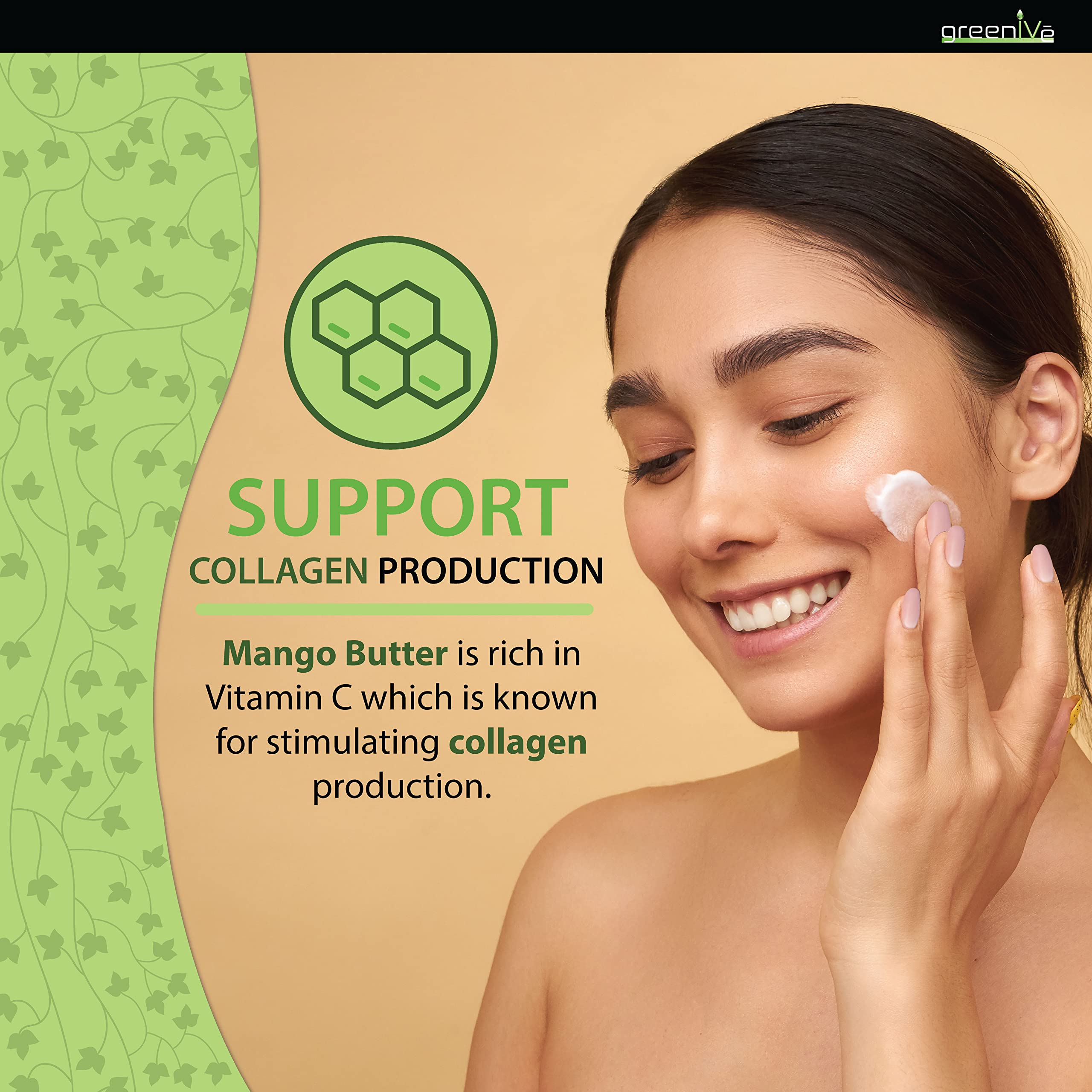 GreenIVe - 100% Pure Mango Butter- All Natural - Fresh Sourced - Exclusively on Amazon (8 Ounce Jar)