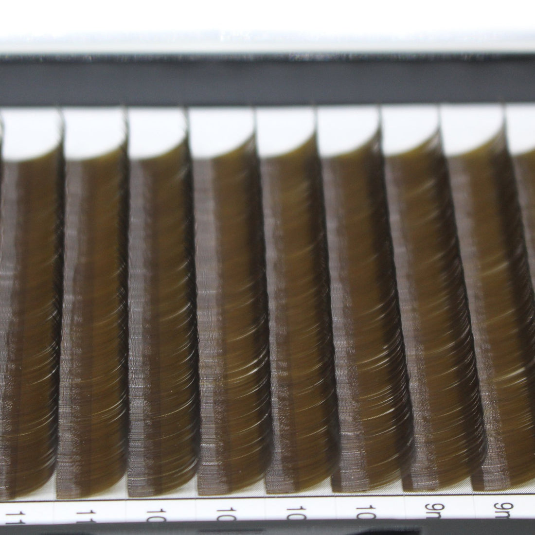 Scala Thickness 0.10mm C Curl Light Brown/Dark Brown/Black-Brown False lashes Individual Eyelash Extension Natural False Eyelashes (12mm, Dark Brown)