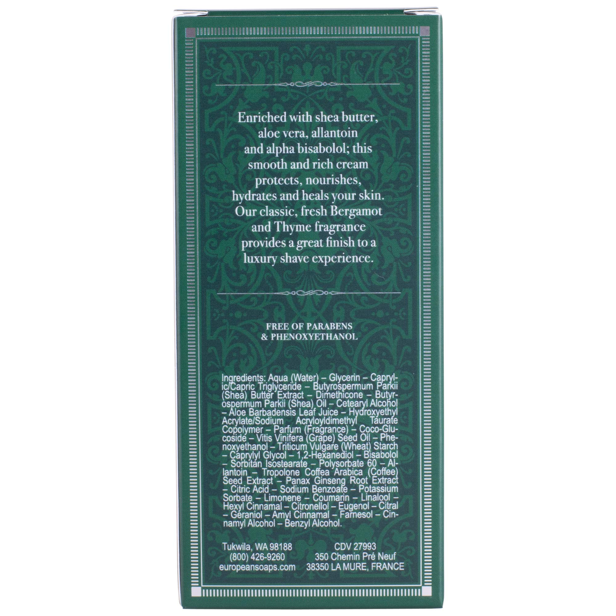 Pre de Provence Shea Butter Enriched Men's After Shave Balm, 2.5 Ounce