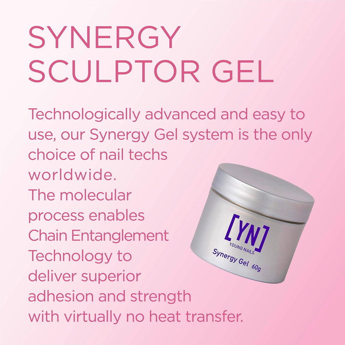 YOUNG NAILS Clear Sculptor, 60 g.