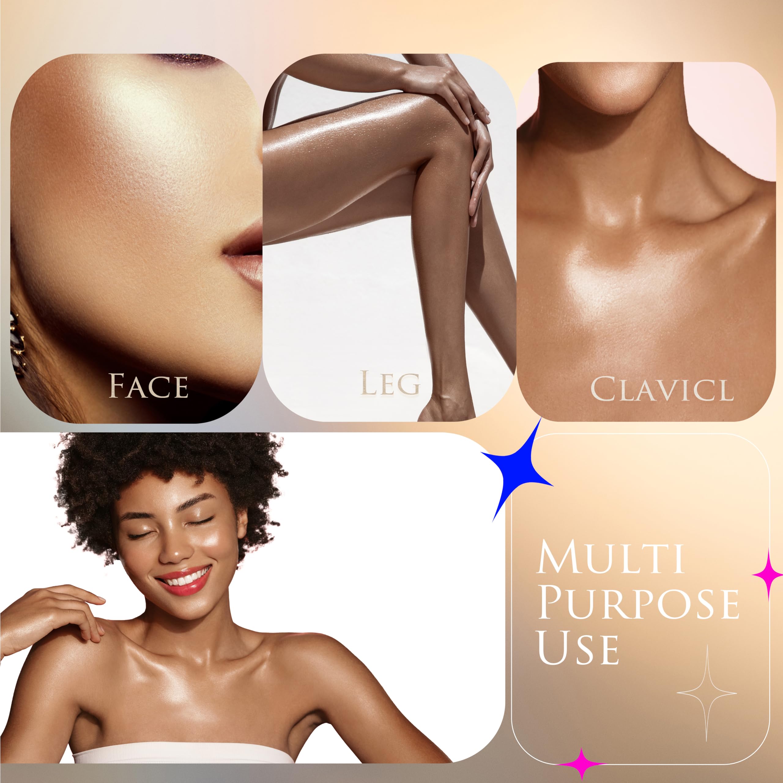 EBIN NEW YORK Egyptian Diamond Hair, Face & Body Glitter Mist - Platinum 2.37oz | Quick-Drying, Long-Lasting Shiny Spray for Clothes, Rave, Festival, Travel Essentials | TikTok Trend Items