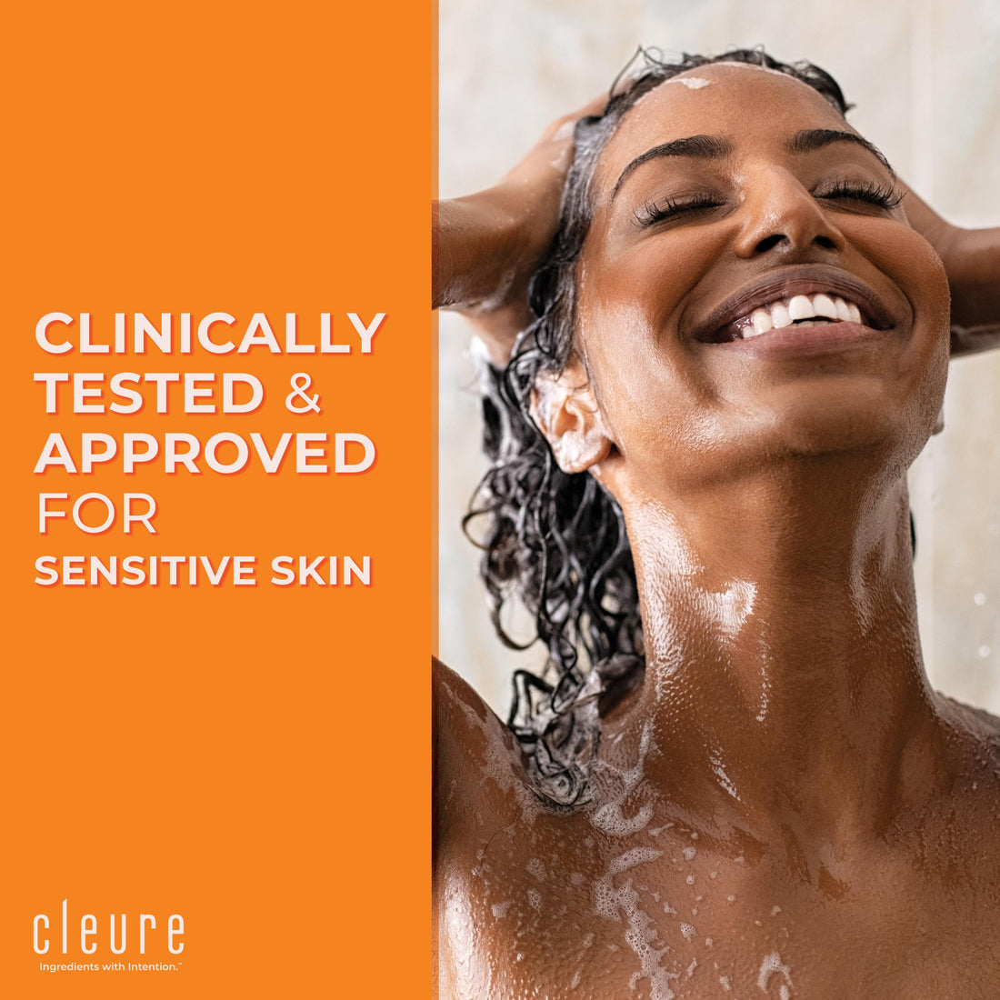 Cleure Hypoallergenic Volumizing Shampoo for Sensitive Skin - Fragrance Free, SLS Free & Paraben Free (12 oz, Pack of 1)