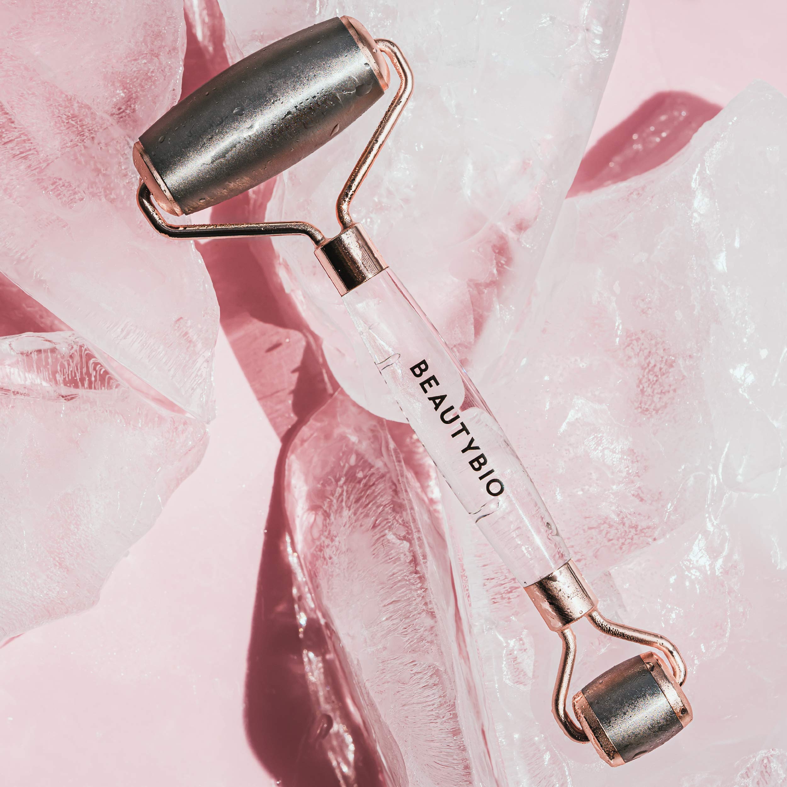 BeautyBio GloPRO Cryo Roller Duo: Skin Icing Attachment Head For Eyes, Face and Body