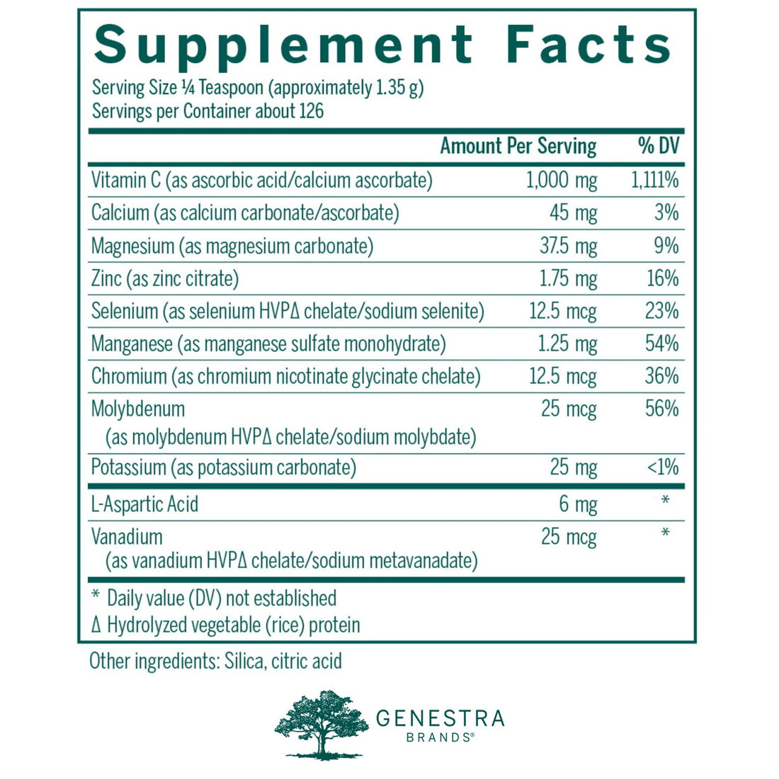 Genestra Brands Scorbatate (6 oz)