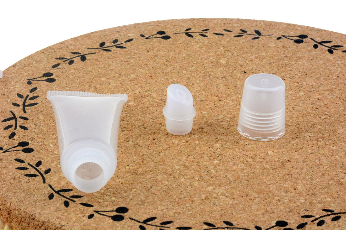 100 Pcs : Wowlife 8ml Mini Clear Empty Lip Gloss Balm Container Soft Tubes Makeup Box (100 Pcs)