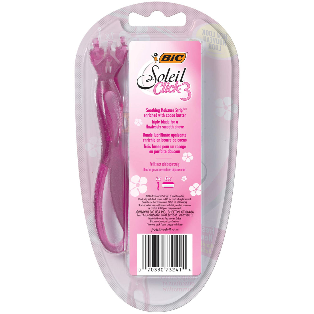 Bic Simply Soleil Click Size Razor 1pk