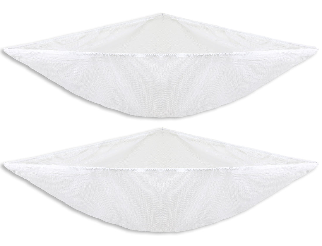 Simple Houseware 2 PK - Stuffed Animals Jumbo Toy Storage Hammock, White