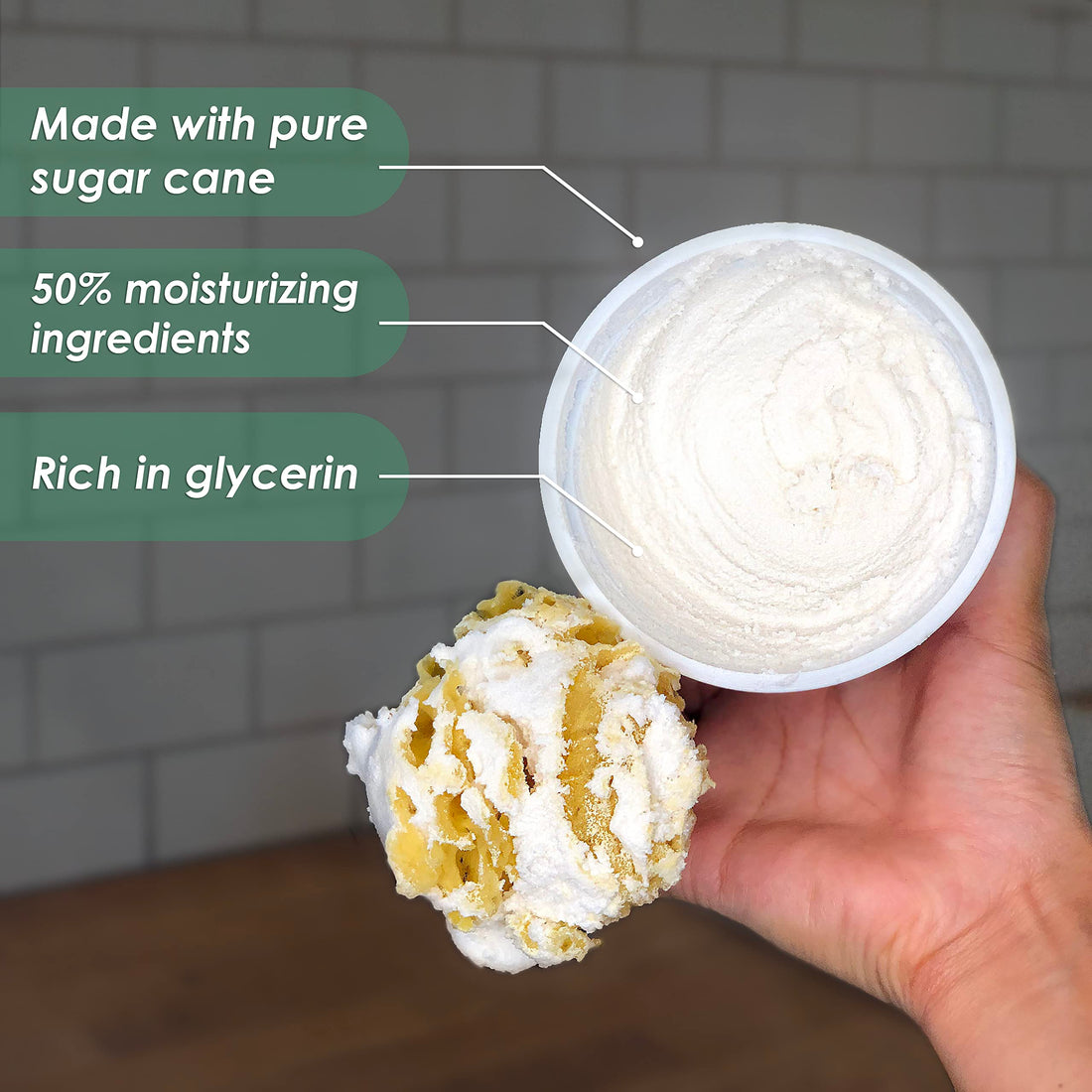 Primal Elements Sugar Whip Moisturizing Body Scrubs - Palm Leaf