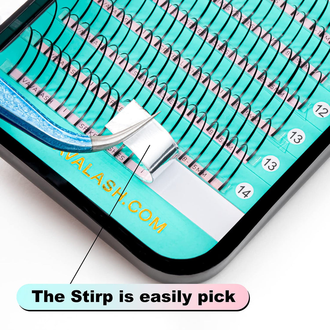 VAVALASH Premade Fan Spikes Lash Extensions Mixed Tray 15-18mm D Curl 0.07mm Matte Black Eyelash Extension Supplies Spikes Fansï¼Ë†D-0.07,15-18mmï¼â€°