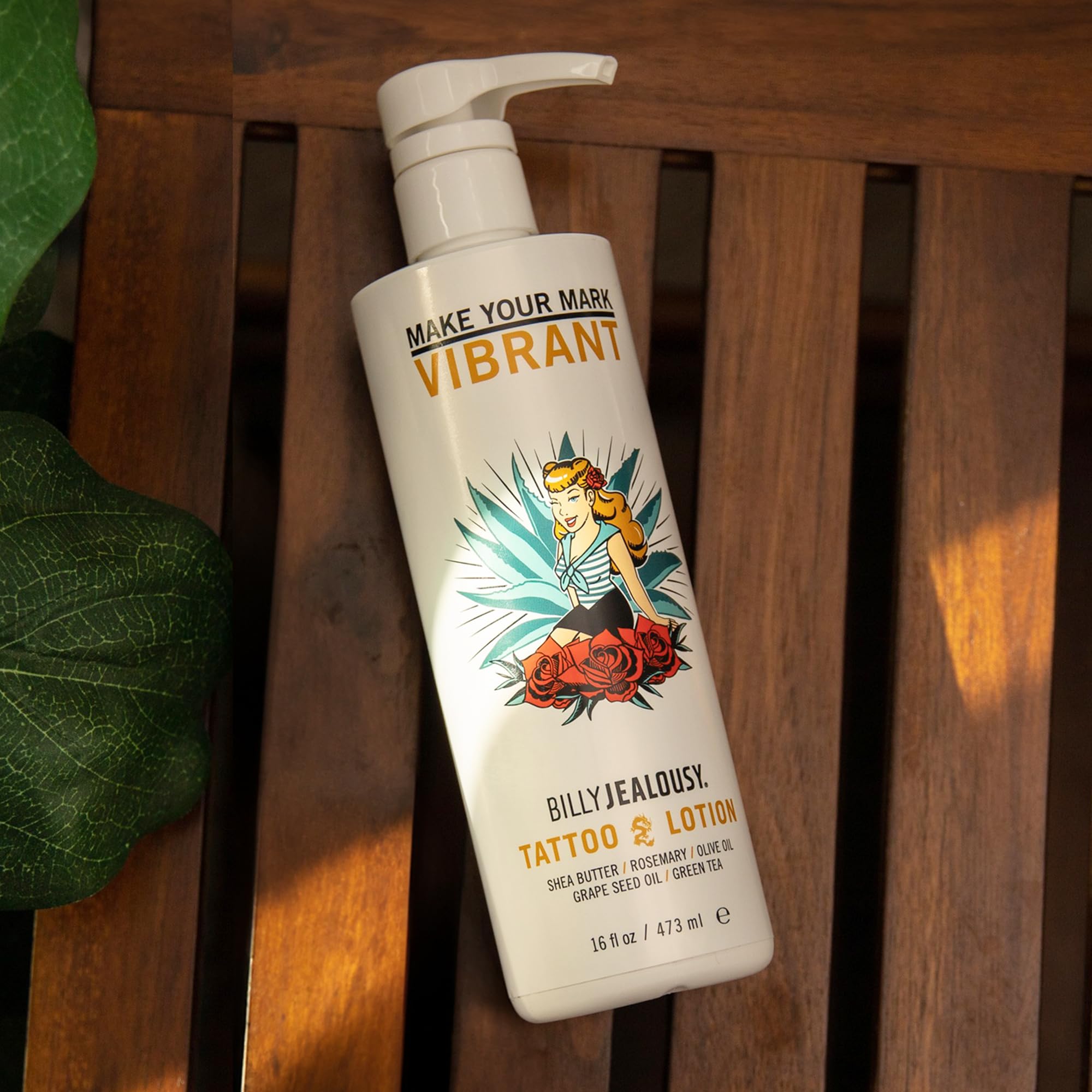 Billy Jealousy Make Your Mark Vibrant Tattoo Lotion 473ml/16oz