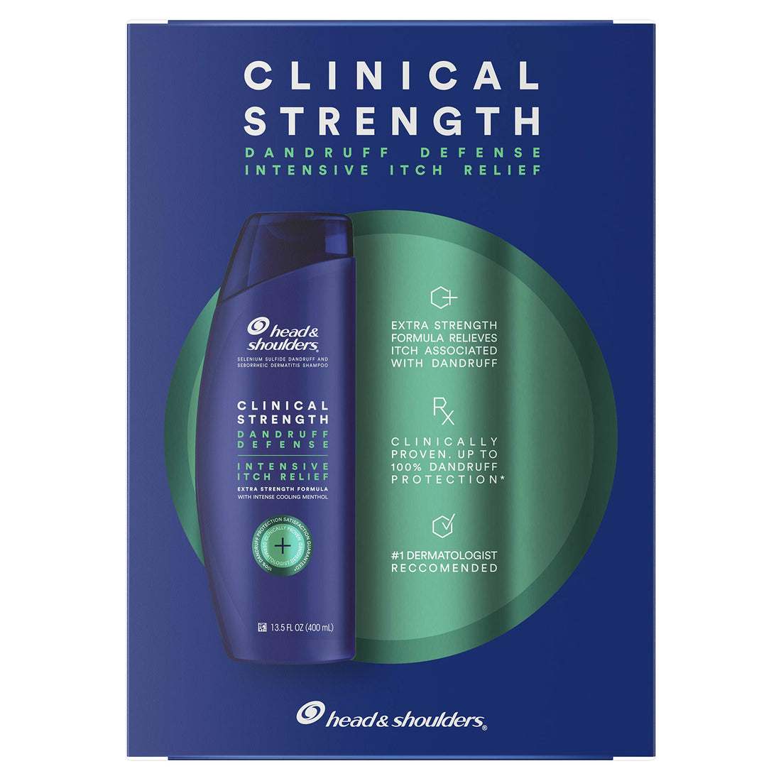 Head & Shoulders Clinical Strength Shampoo Twin Pack 13.5 Oz Each