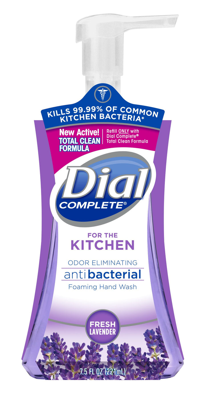 Fresh Lavender, 7.5 Ounce : Dial Complete Anti-Bacterial Foaming Kitchen Hand Wash, Fresh Lavender, 7.5 Ounce
