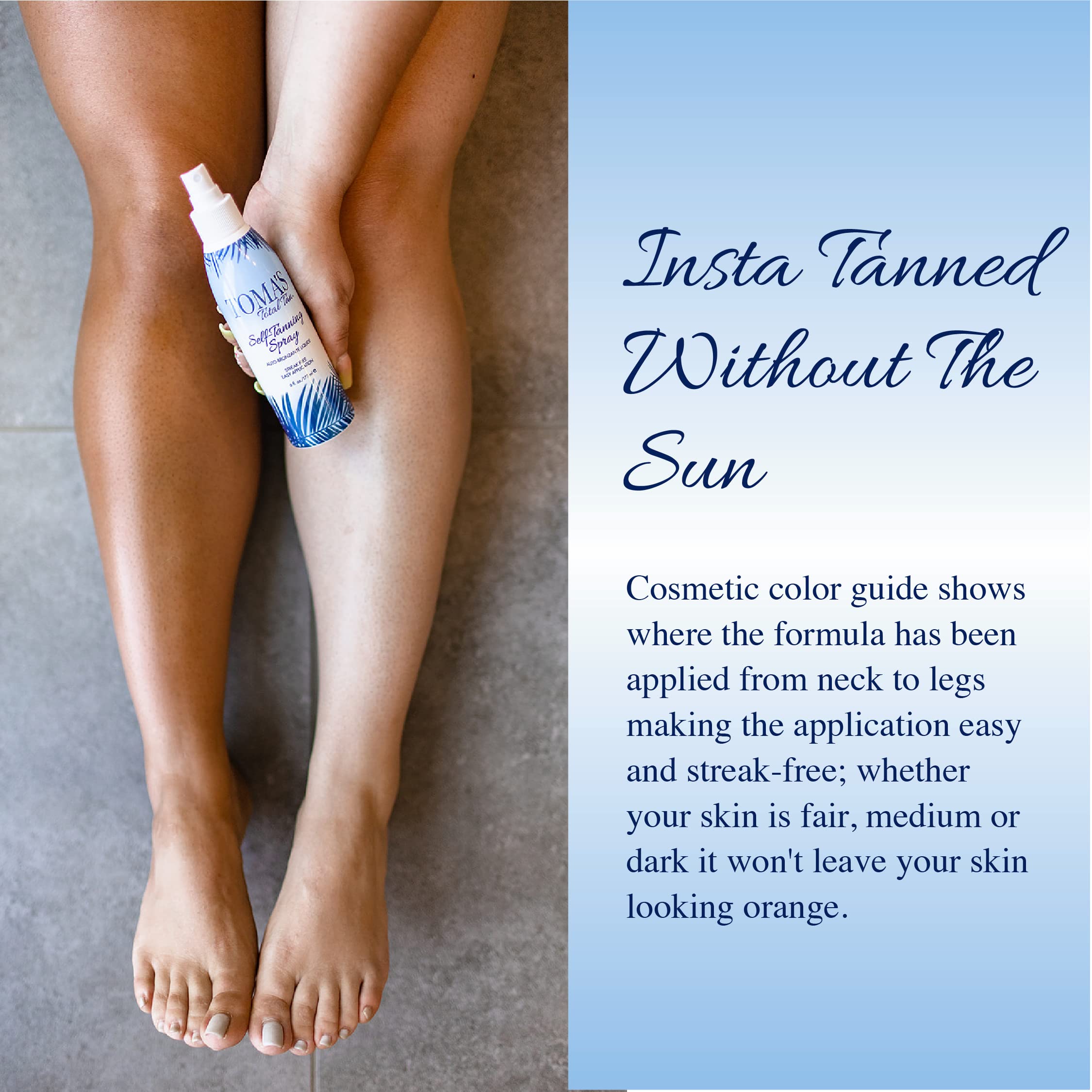 Self Tanning Liquid Spray Tan by Toma's Tan