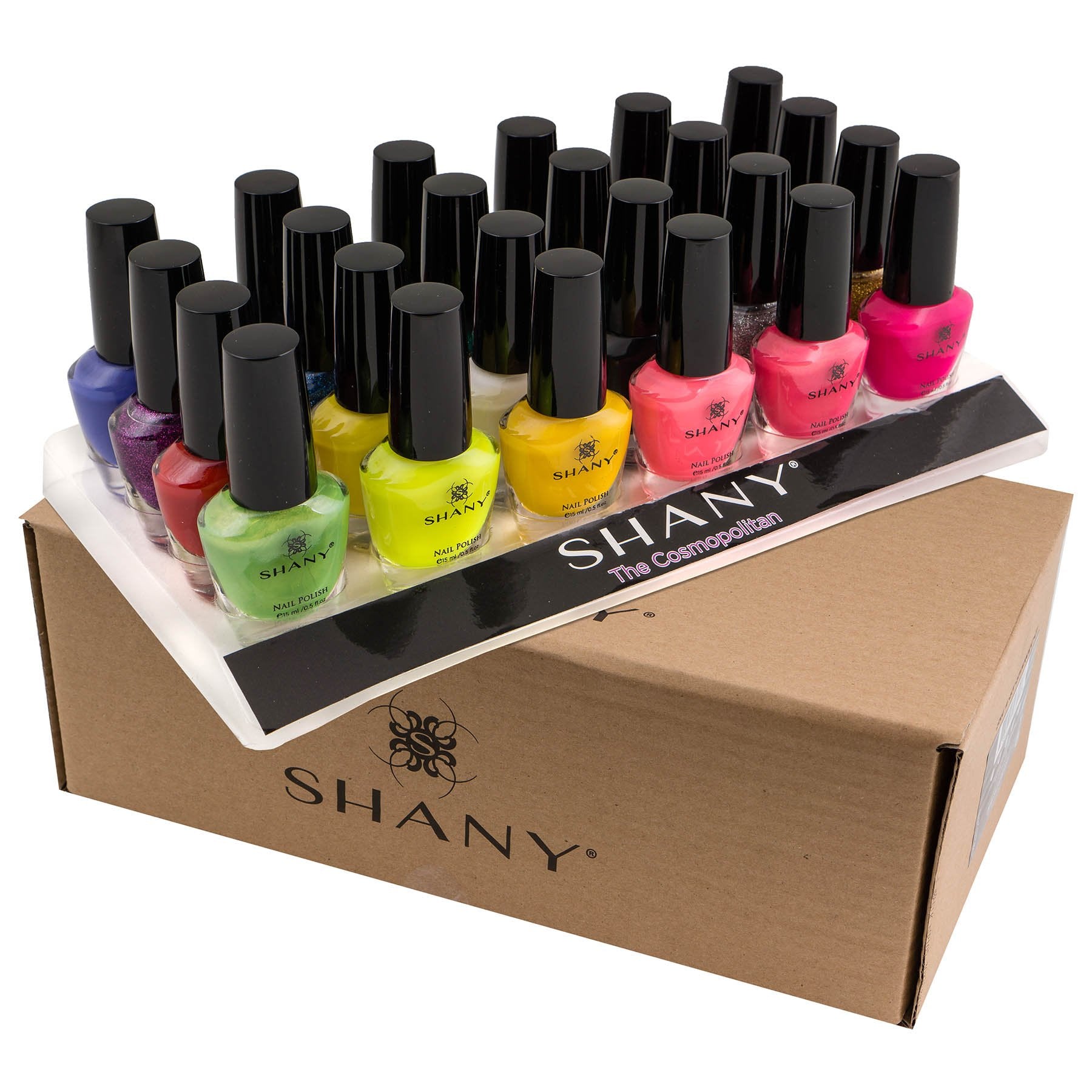 SHANY Cosmetics The Cosmopolitan Nail Polish Set (24 Colors Premium Quality and Quick Dry) 40 Fluid Ounce