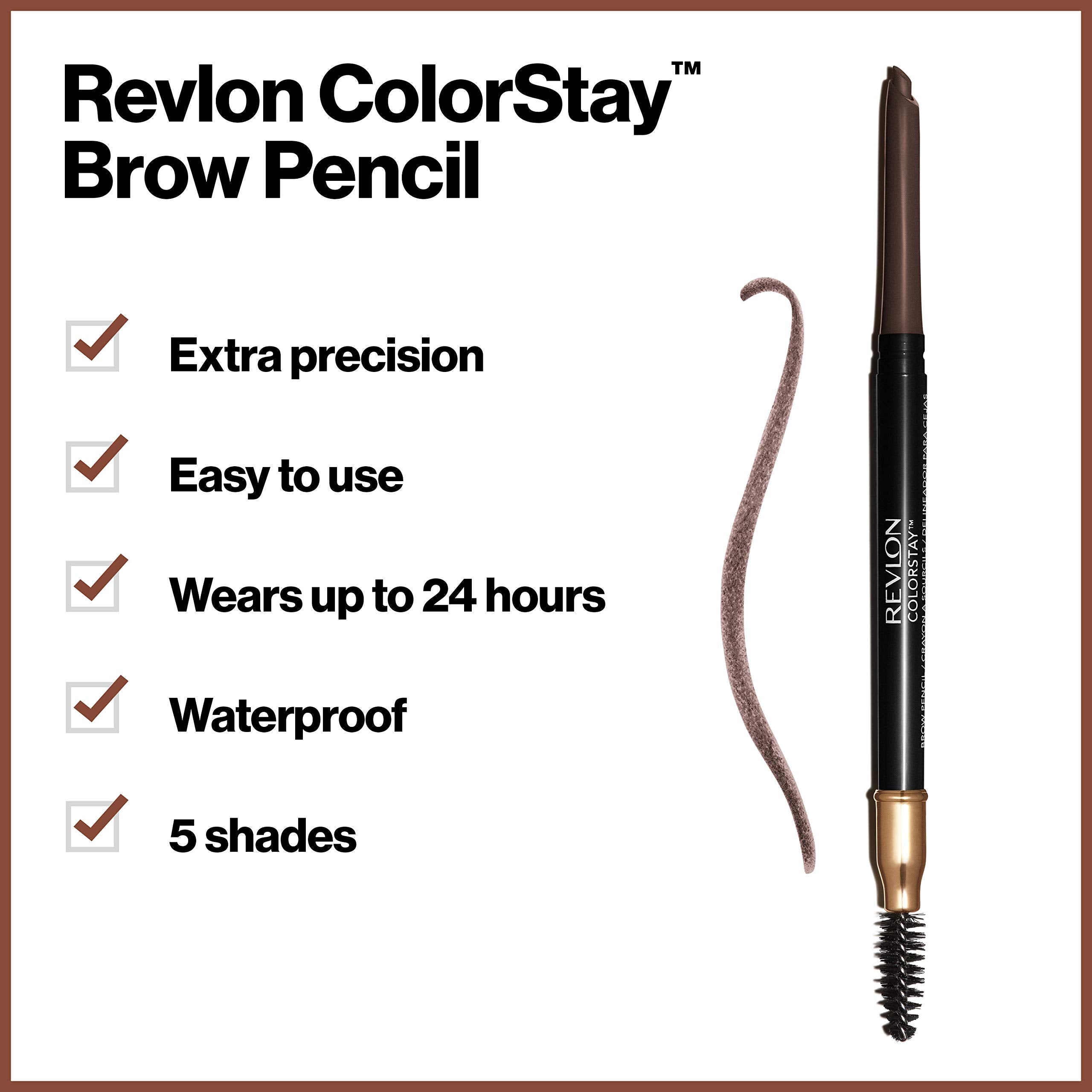 Revlon Colorstay Brow Pencil 220 Dark Brown