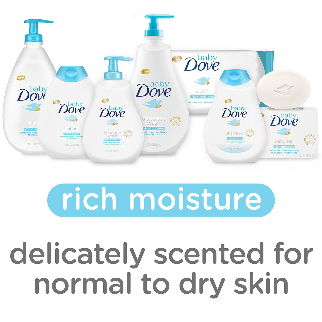 Baby Dove Rich Moisture Hand and Face Wipes -30 Ct