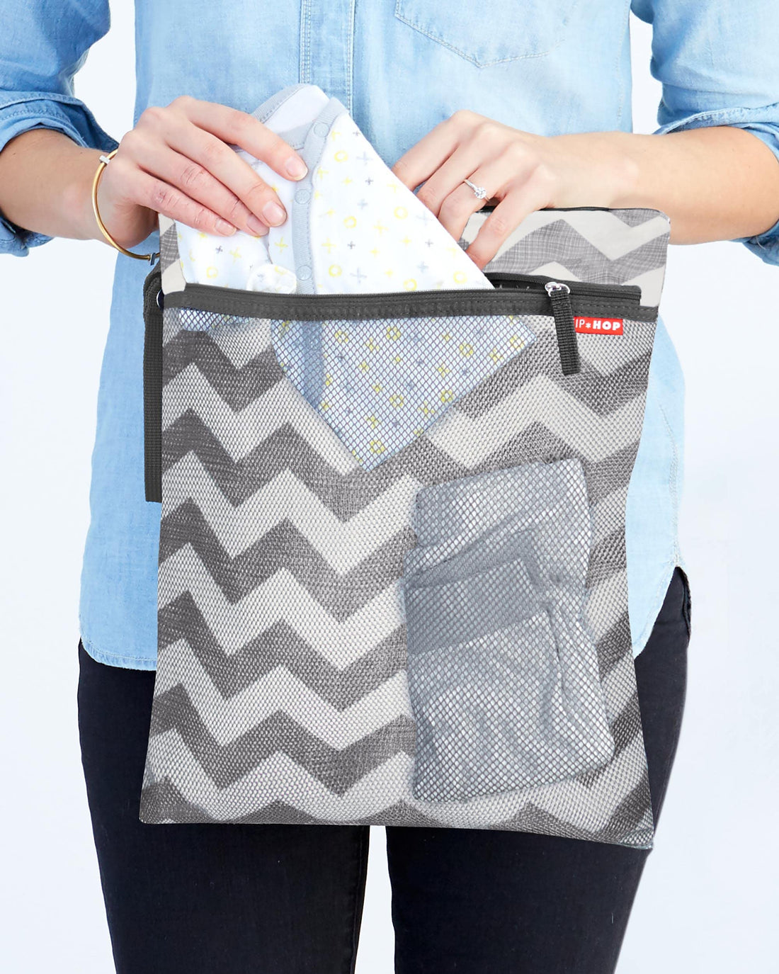 Skip Hop Wet Dry Bag, Grab & Go, Chevron