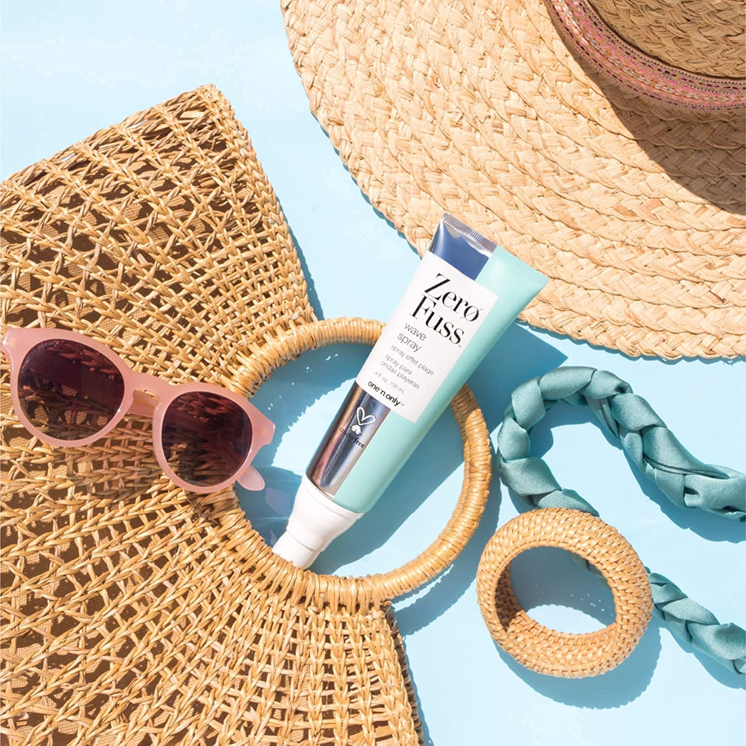 one 'n only Zero Fuss Wave Spray, Lightweight, Creates Separation and Texture with No Sticky Feel, Matte Finish, Non-Drying Designed to Create Volume, 4 Fl. Oz