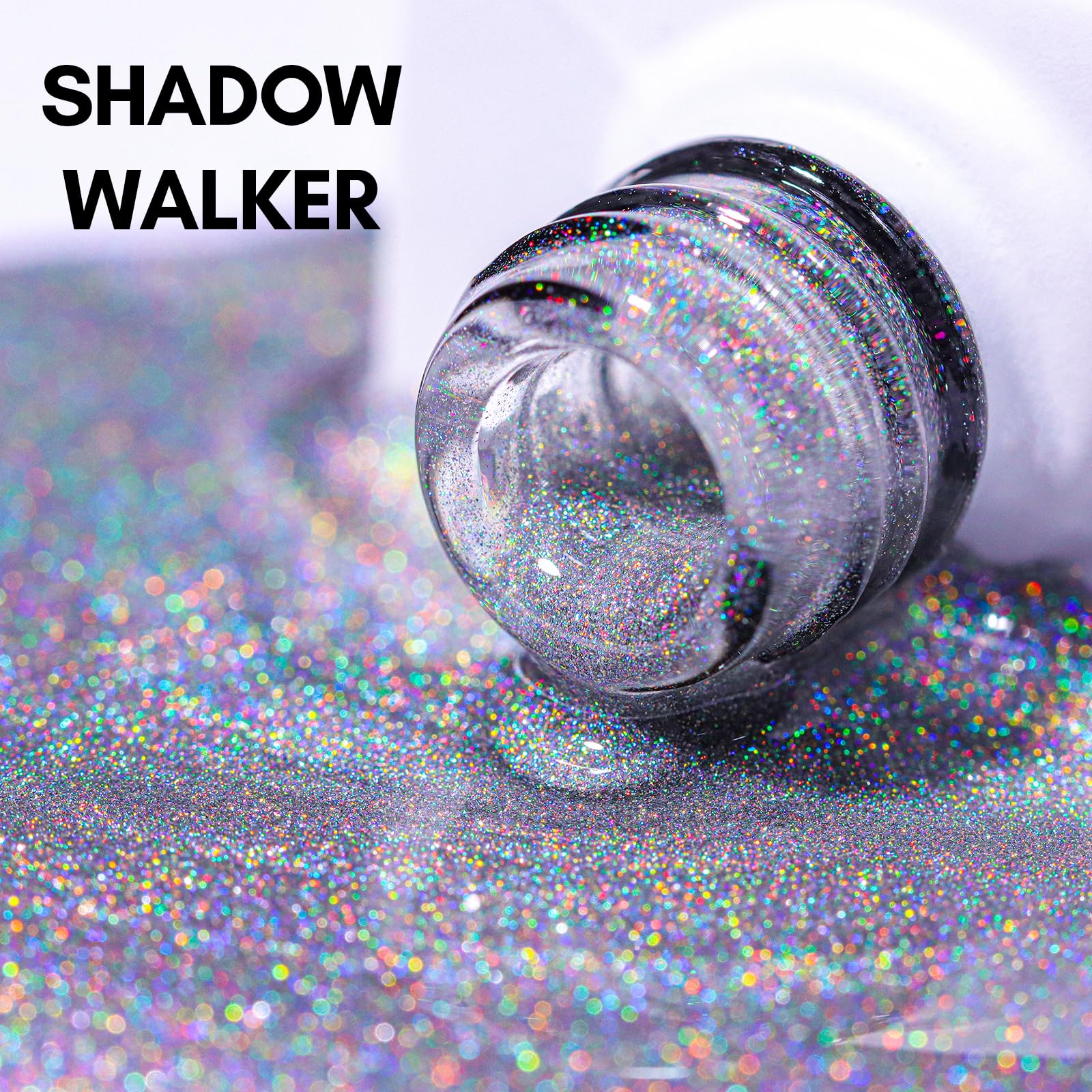 Makartt Rainbow Cat Eye Gel Nail Polish: Glitter Universal 9D Holographic Sparkly Soak Off Gel UV/LED Manicure with Magnet Stick for Nail Art Designs 10ml