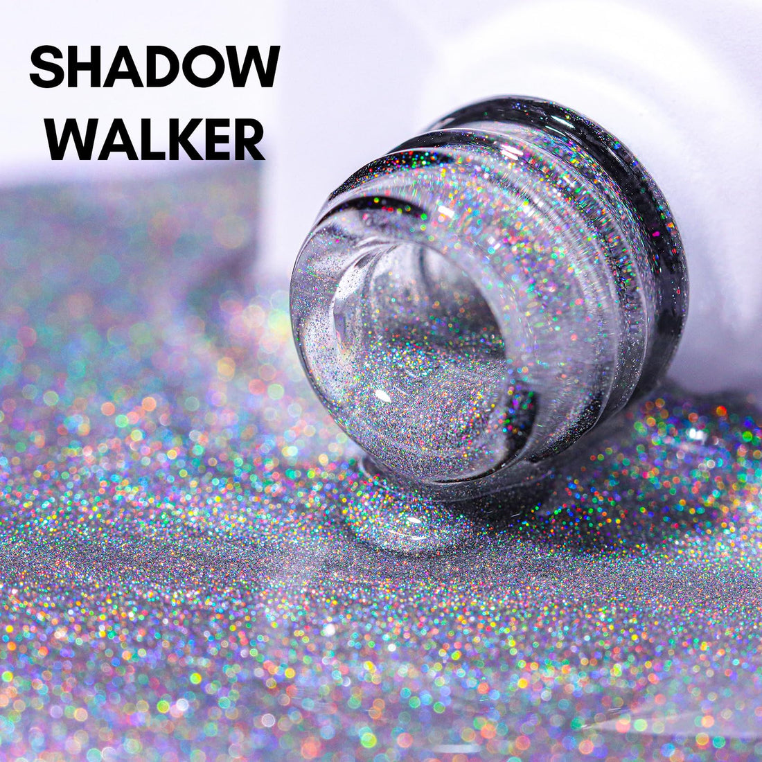 Makartt Rainbow Cat Eye Gel Nail Polish: Glitter Universal 9D Holographic Sparkly Soak Off Gel UV/LED Manicure with Magnet Stick for Nail Art Designs 10ml