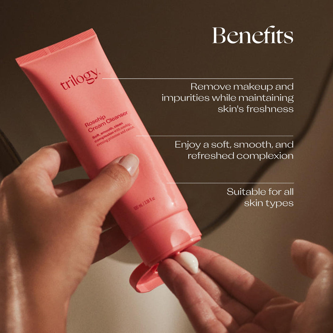 Trilogy Cream Cleanser 3.3Oz (100Ml)