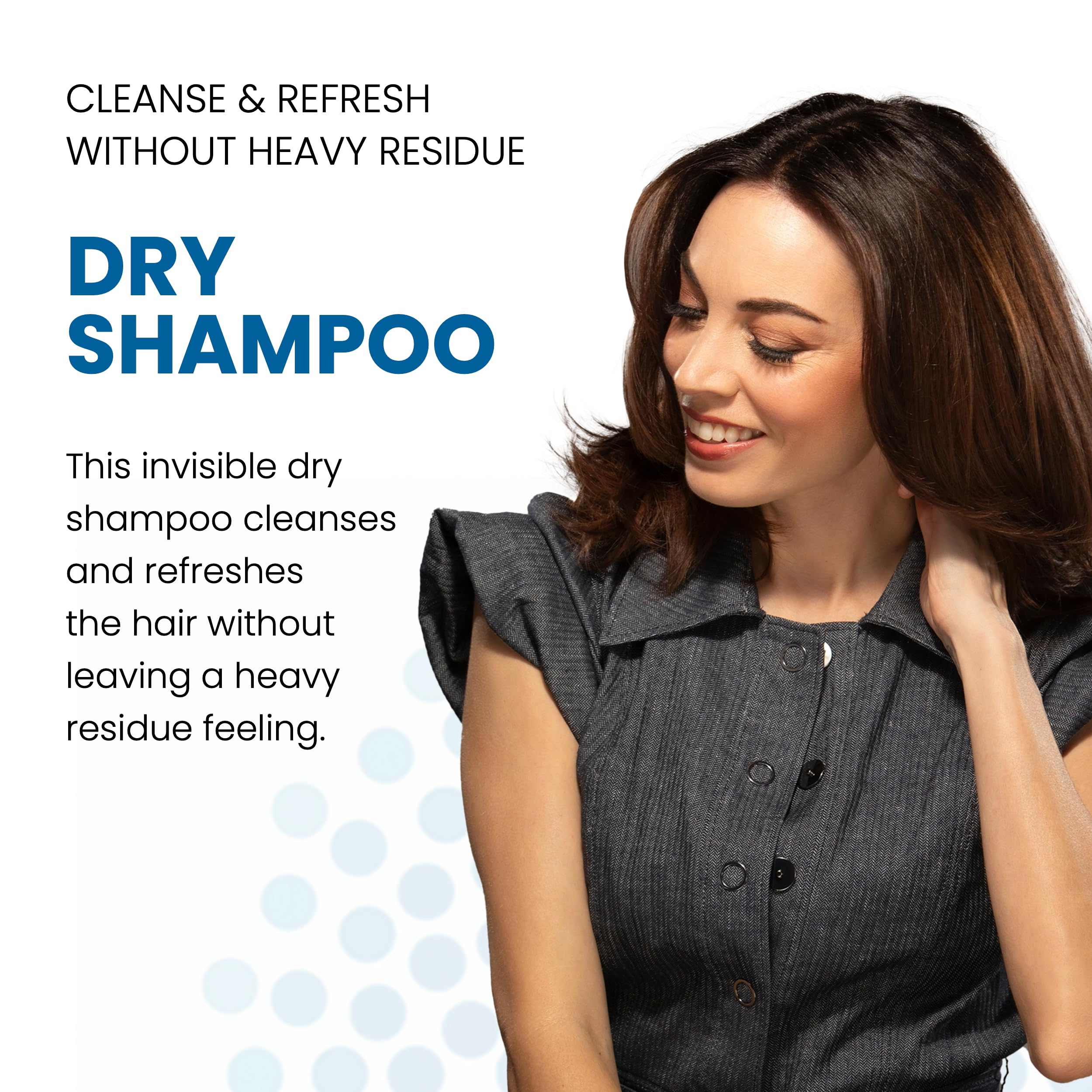 ALOXXI Dry Shampoo - Sprays Clear, Even on Dark Hair with Fragrance of Green Apple and Herbs - Absorbs Excess Oil and Refreshes Hair, 4.5 Fl. Oz