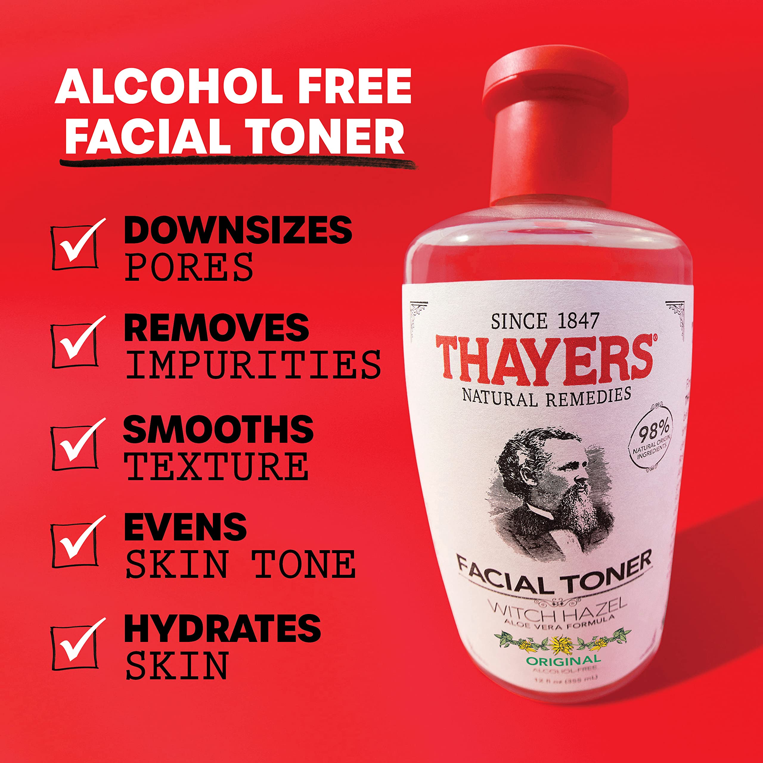 Thayer's Original Witch Hazel, 12 fl Oz