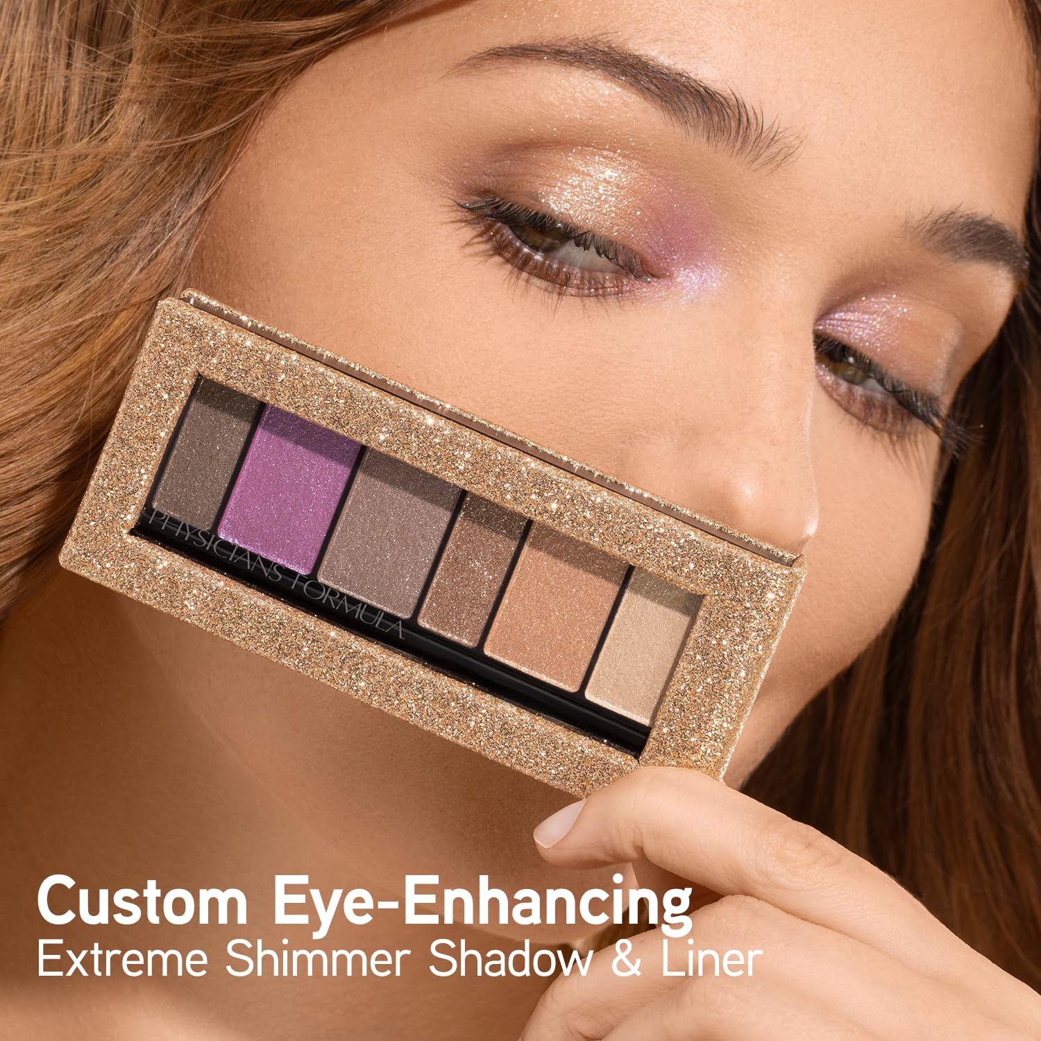 Physicians Formula Shimmer Strips Extreme Shimmer Shadow & Liner - Platinum Eyes, Multicolor, 3 g