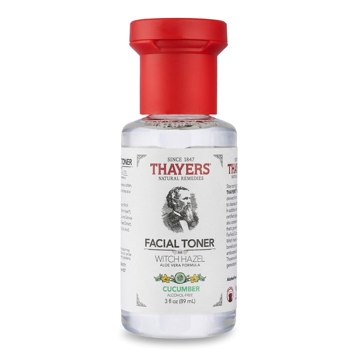 Cucumber: Thayers Trial Size Alcohol-Free Cucumber Witch Hazel Toner With Aloe Vera, 3 Ounce Bottle