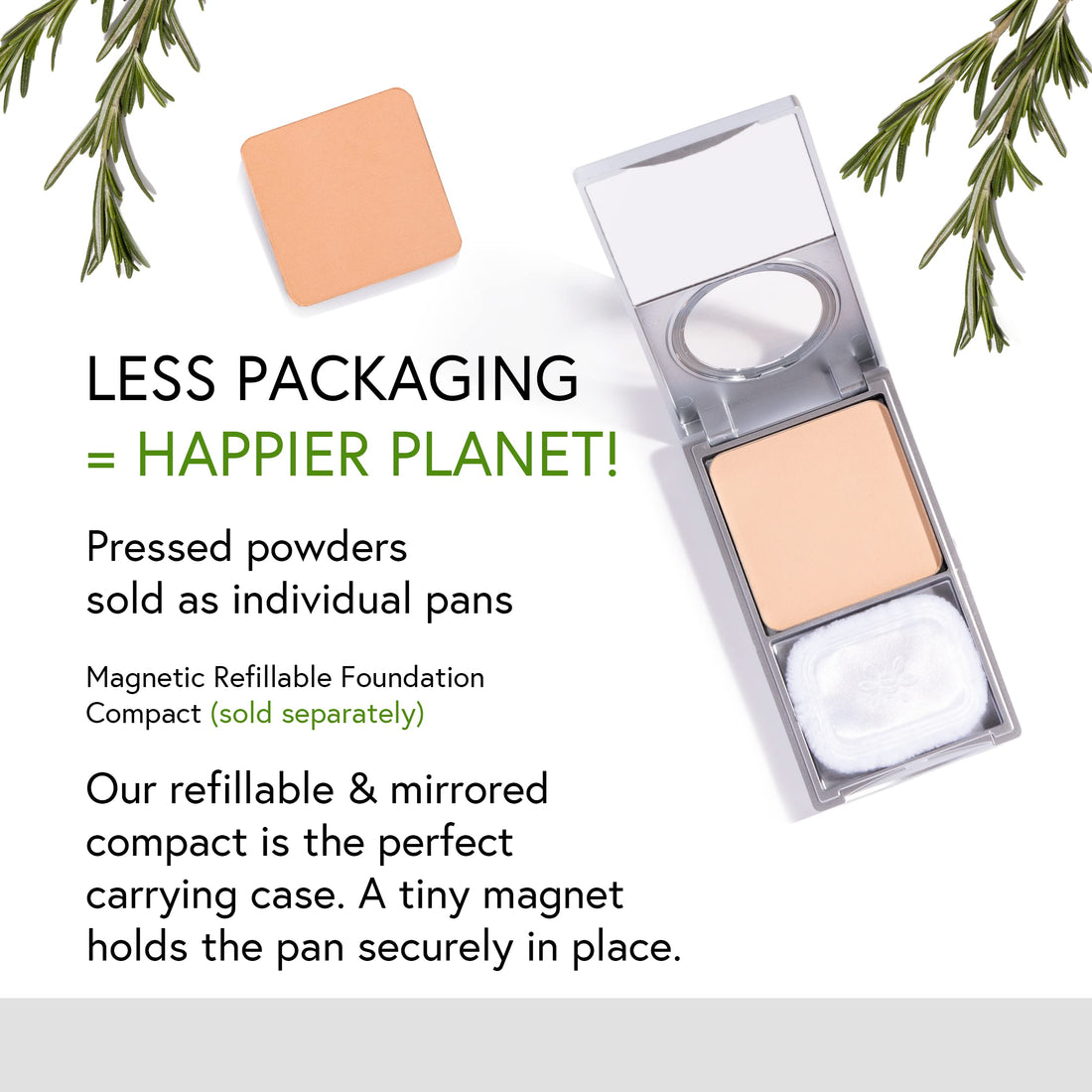 Pressed Mineral Powder Foundation Geisha 1 Count