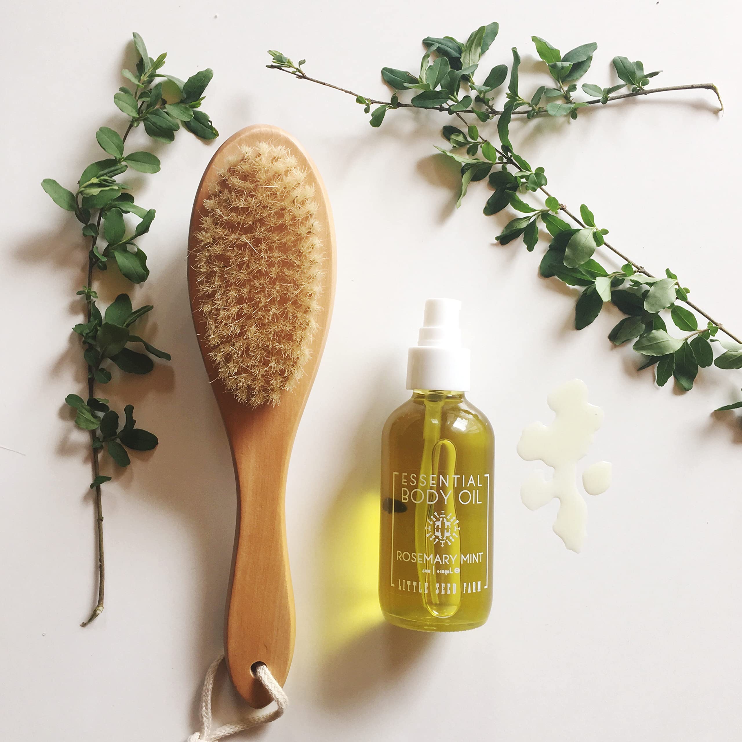 Little Seed Farm Mint Essential Body Oil, Rosemary, 4.0 Ounce