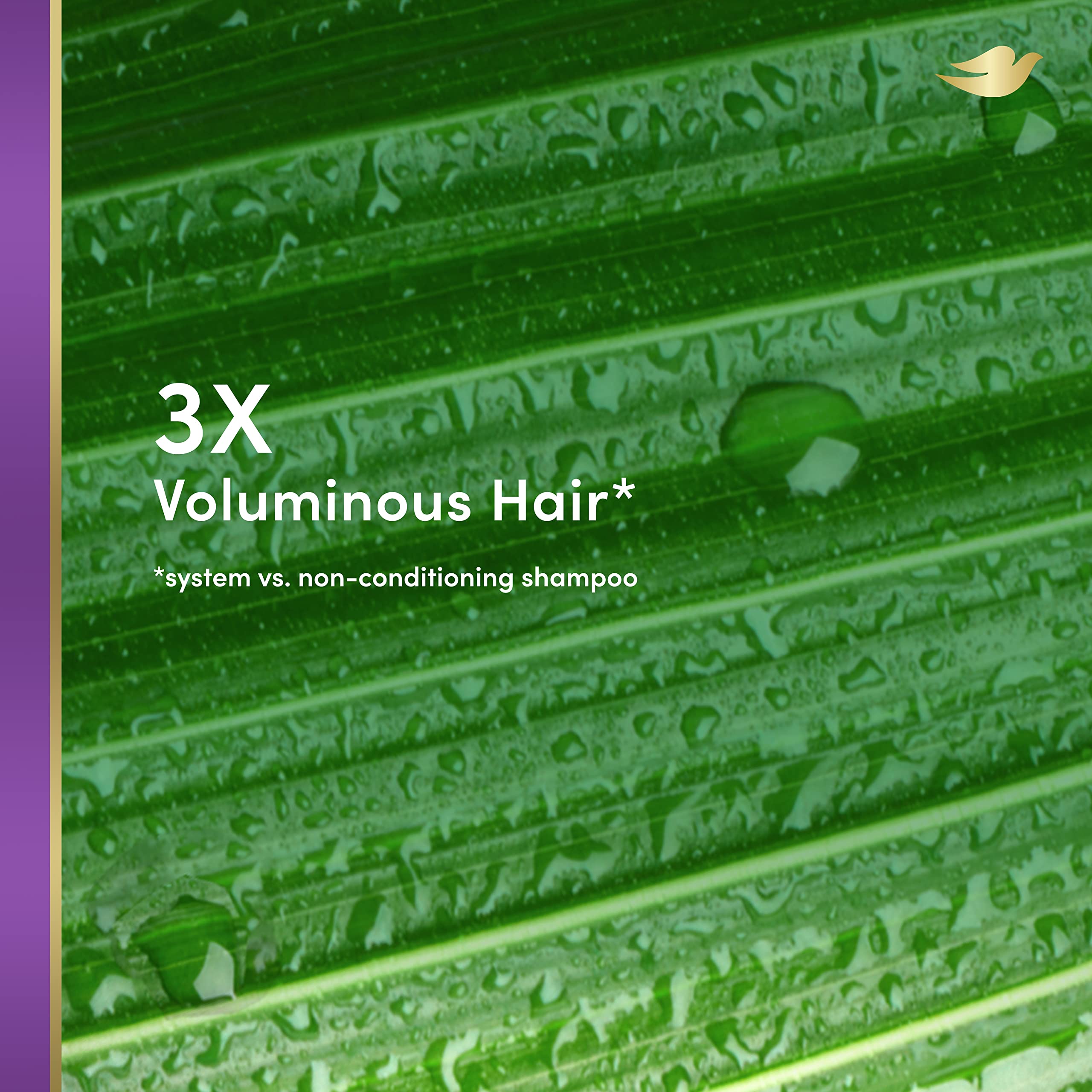 Dove RE+AL Bio-Mimetic Care Conditioner For Fine, Flat Hair Revolumize Silicone-Free Conditioner With Coconut + Vegan Collagen 10oz