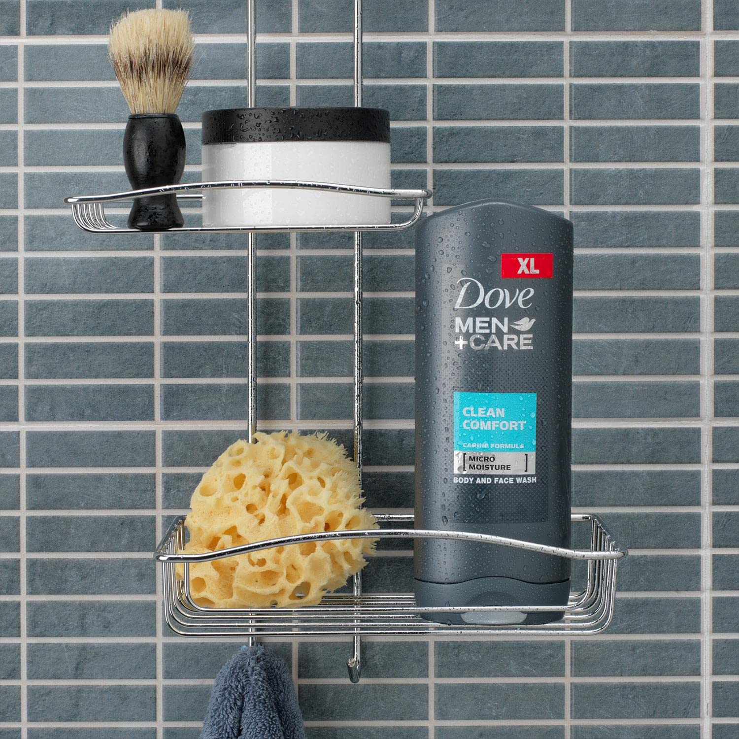 Dove Men+Care Body Wash and Face Wash for Dry Skin Clean Comfort Effectively Washes Away Bacteria While Nourishing Your Skin 13.5 oz