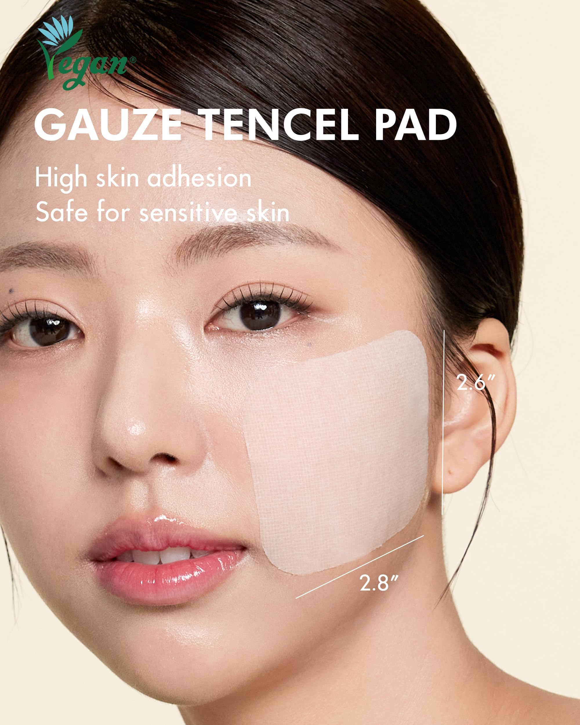 DERMAL Teatree Calming Toner Pad - Korean Toner Pad for Calming & Acne Improvement with Zinc PCA - Vegan Gauze Tencel Square Pads - Travel Kit 12 Pads, 3 Pack (Total 36 Pads)