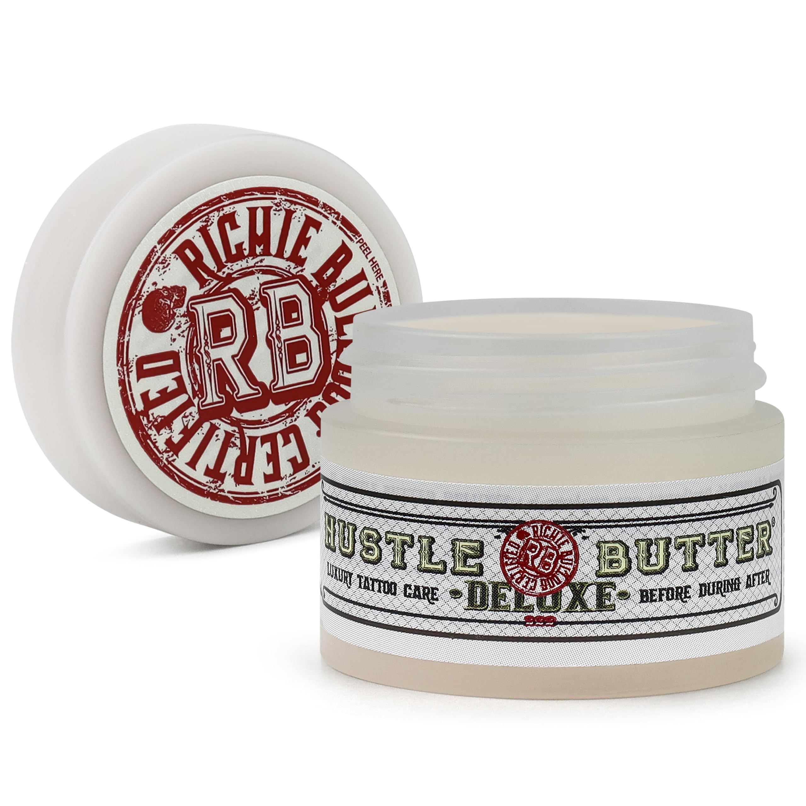 Hustle Butter Deluxe Tattoo Butter Jar, 1 oz.