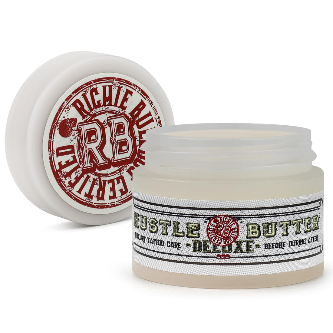 Hustle Butter Deluxe Tattoo Butter Jar, 1 oz.