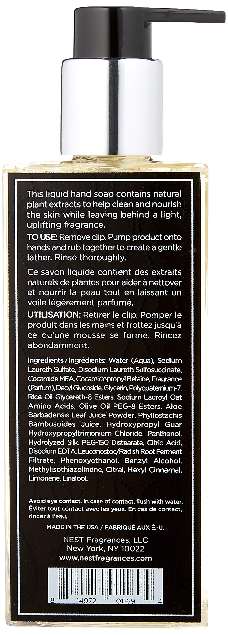 NEST Fragrances Liquid Hand Soap-Grapefruit , 10 fl oz