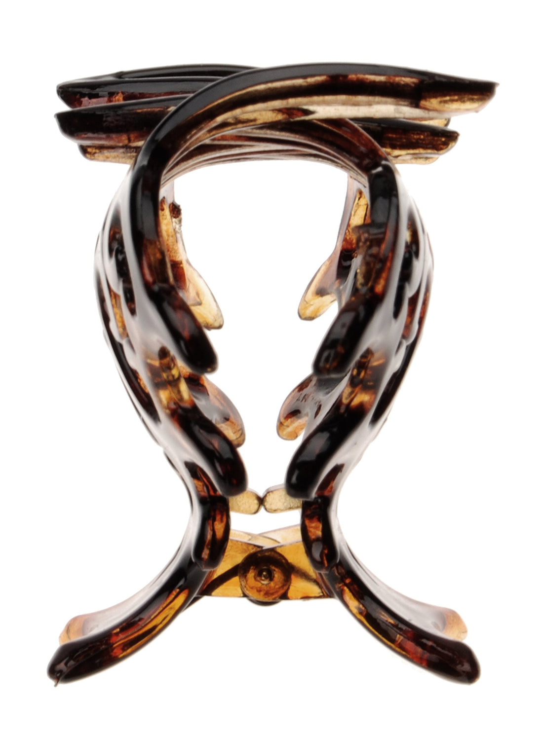 Tortoise : France Luxe Belle Large Victorian Jaw - Tortoise