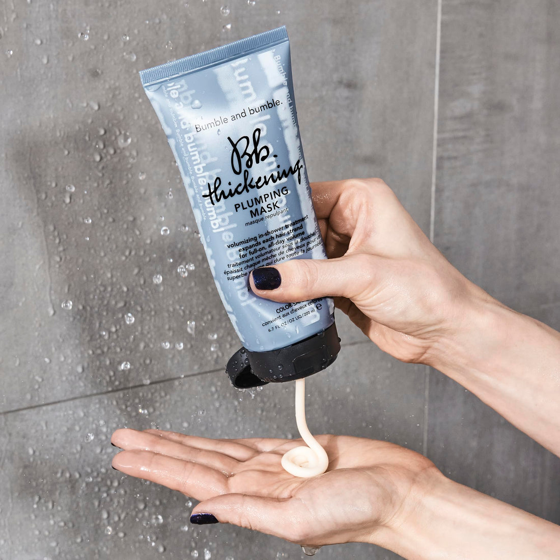 Bumble and bumble. Thickening Plumping Hair Mask | Color Safe | Hydrating, Volumizing, Smoothing + Strengthening | Curly, Wavy, Straight, 6.7 Fl Oz