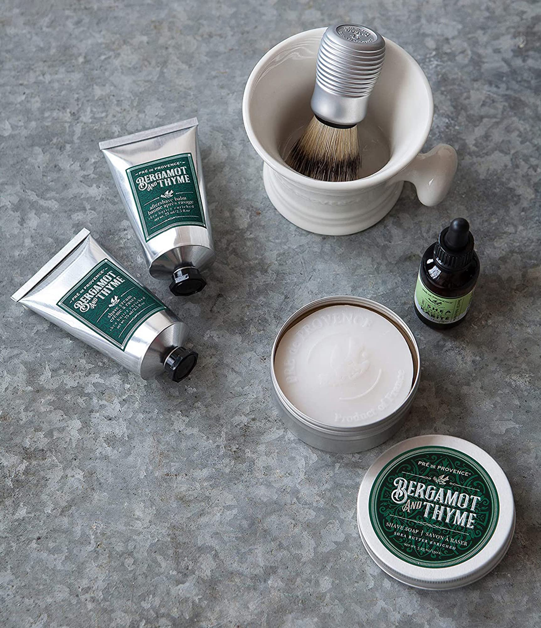 European Soaps Pre de Provence Ceramic Shaving Scuttle