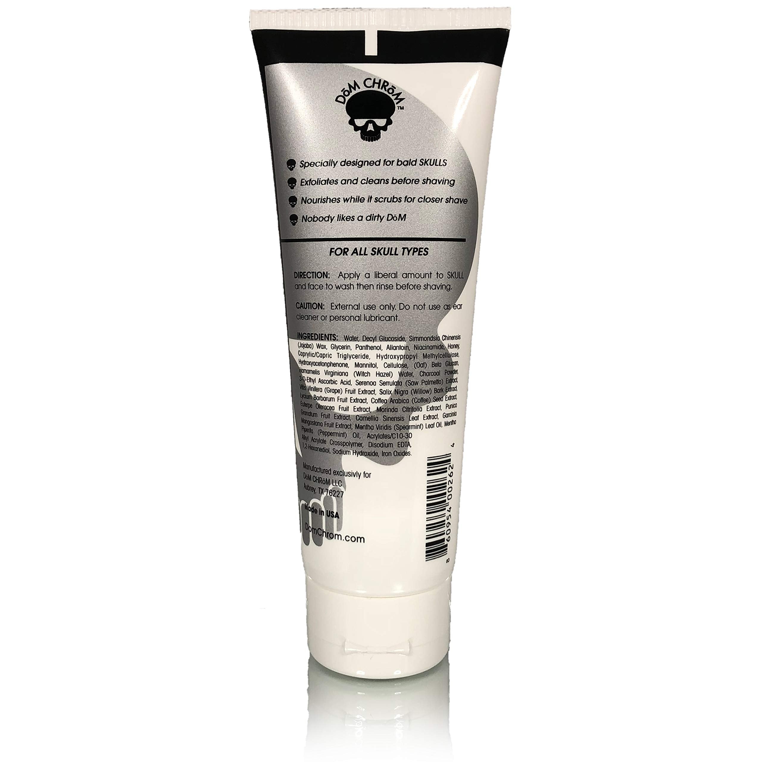 DÅm ChrÅm - Bald Shaving - Skull Scrub Pre-Shave Scrub & Wash - 4 Fl Oz
