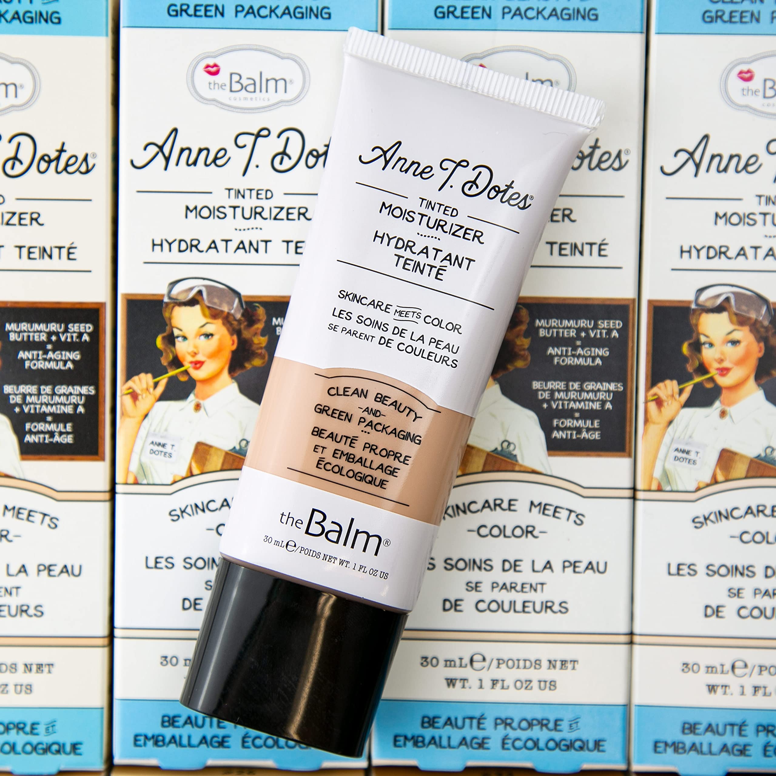 theBalm Anne T. Dotes Tinted Moisturizer, 18 (For Light Skin), 1 fl. oz.
