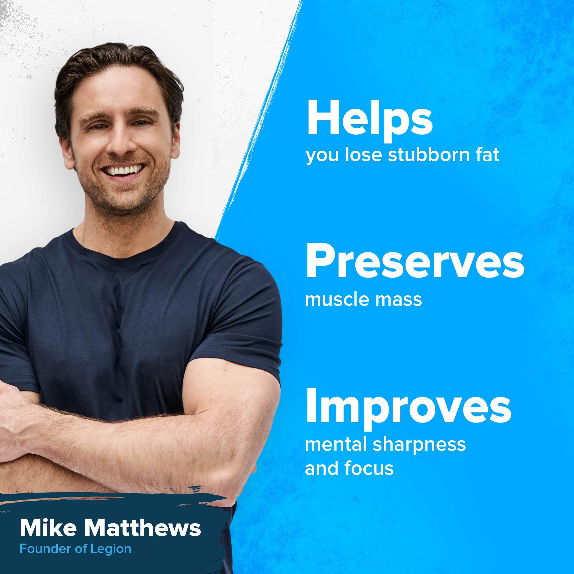 LEGION Forge Fasted Fat Burner - Thermogenic Fat Burner, Target Stomach Fat and Trim Belly Fat with Yohimbe, HMB Supplement, Choline. All Natural, 45 Servings.…, 180 Count (Pack of 1)