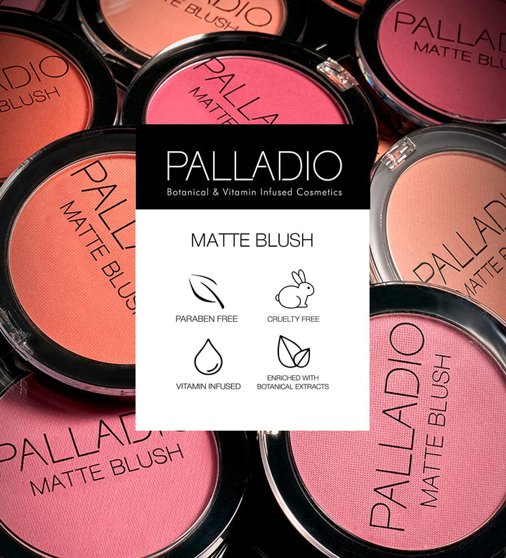 PALLADIO BEAUTY MATTE BLUSH - POISED, 6 g (0.21 oz)