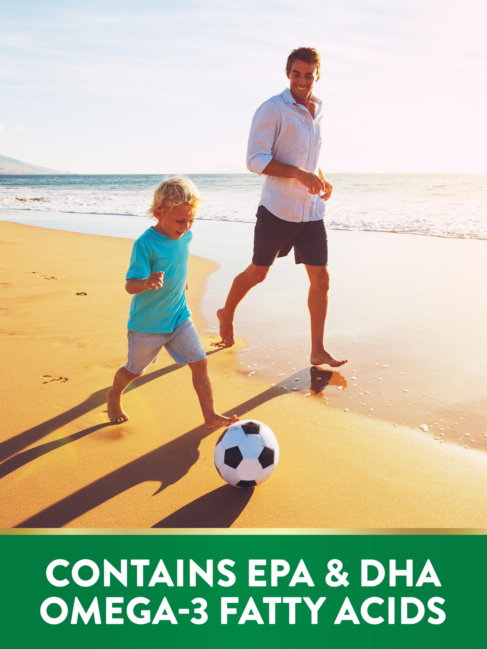 Nature's Truth Mini Fish Oil Omega 3 | 1340 mg | 100 Softgels | Burpless Lemon Flavor | Non-GMO & Gluten Free Supplement