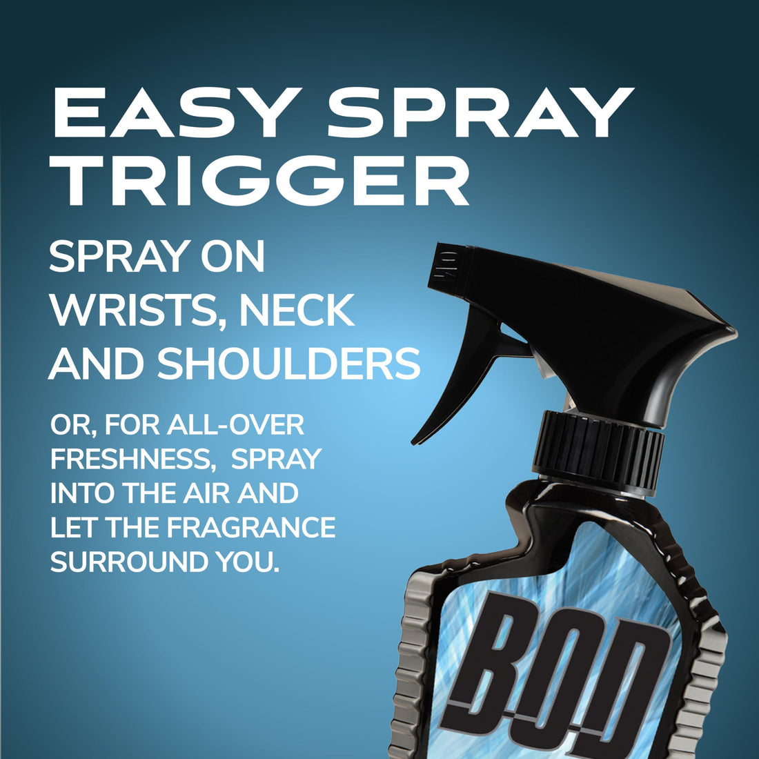 BOD Man Fragrance Body Spray, Dark Ice, 8 Fluid Ounce