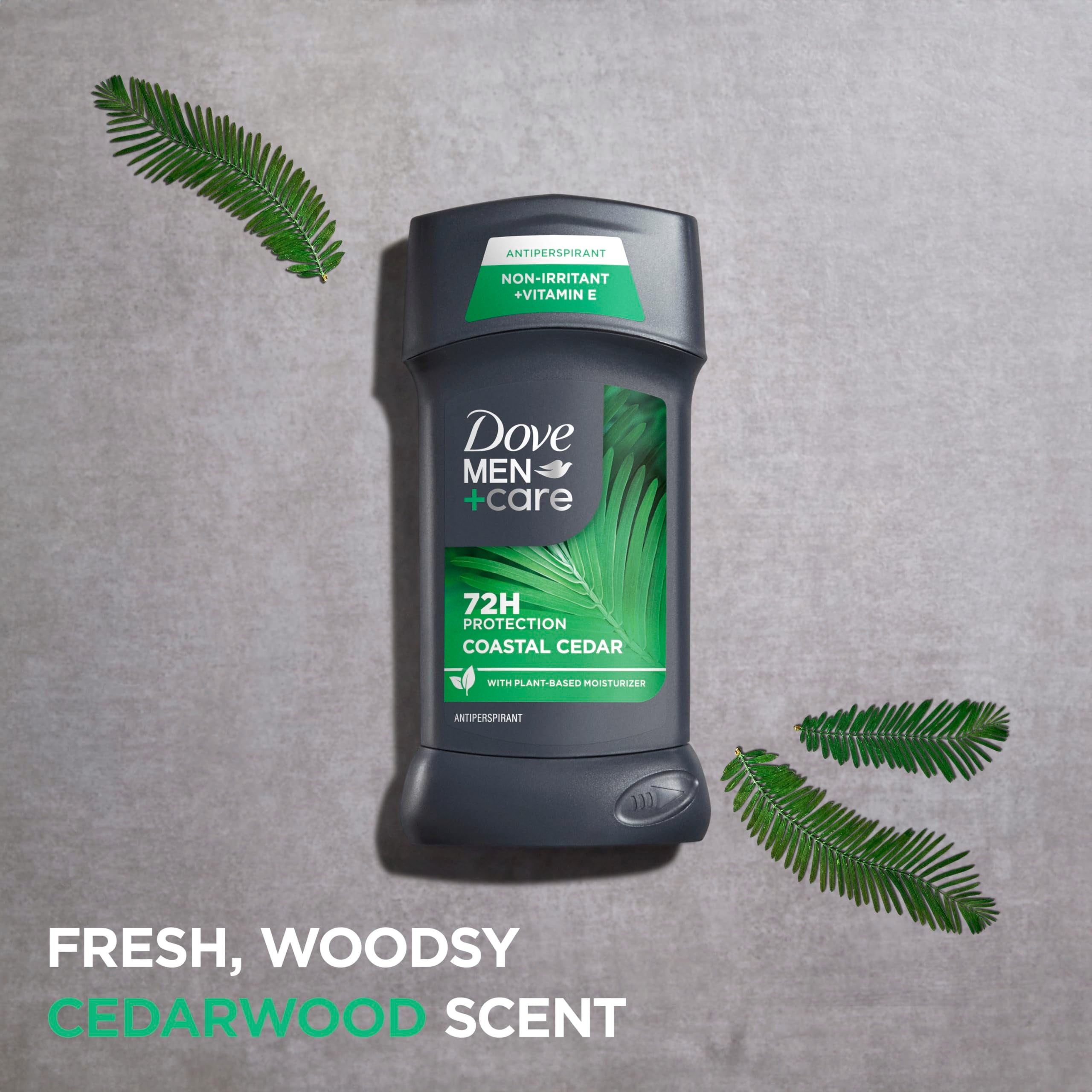 DOVE MEN + CARE Antiperpirant 3 Pack Coastal Cedar Deodorant for Men 2.7oz