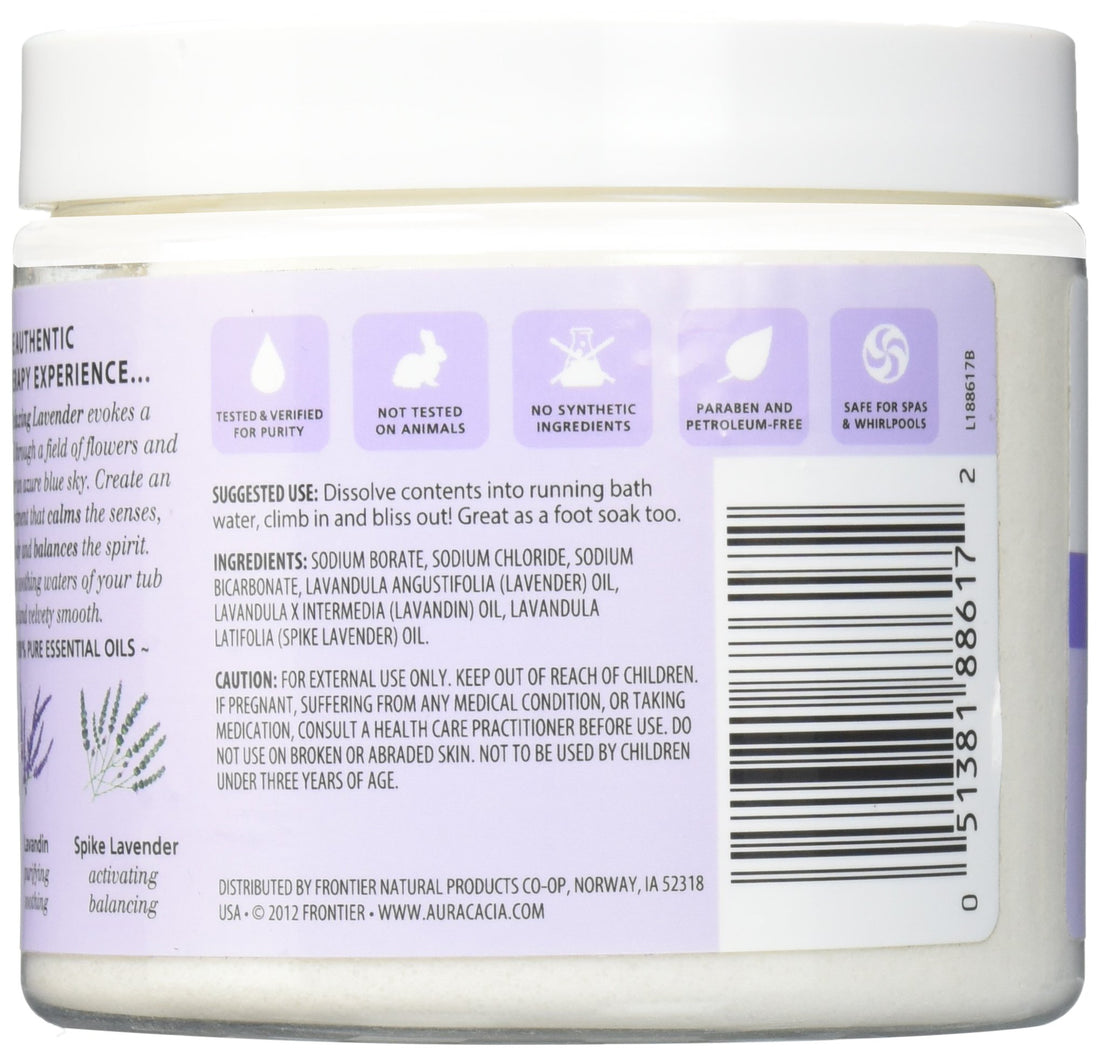 Aura Cacia Mineral Bath Relaxing Lavender